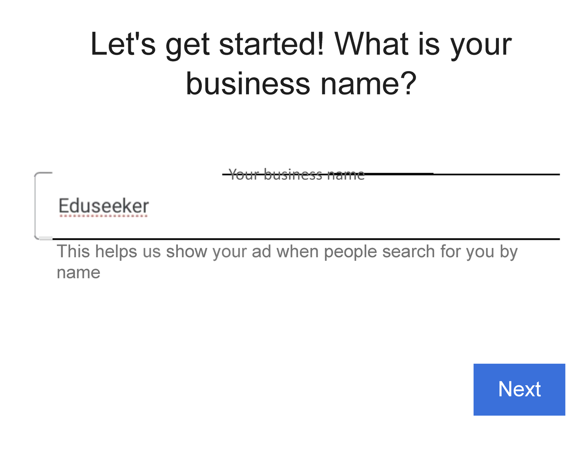 assignment of business name