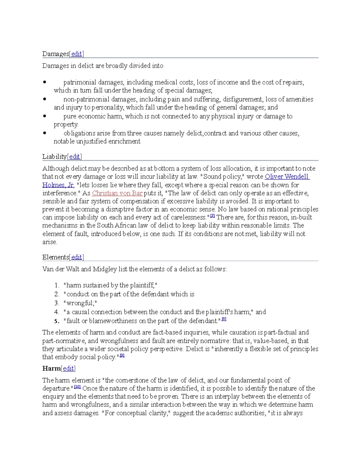 Aquilian Action - Materials - Damages[edit] Damages in delict are ...