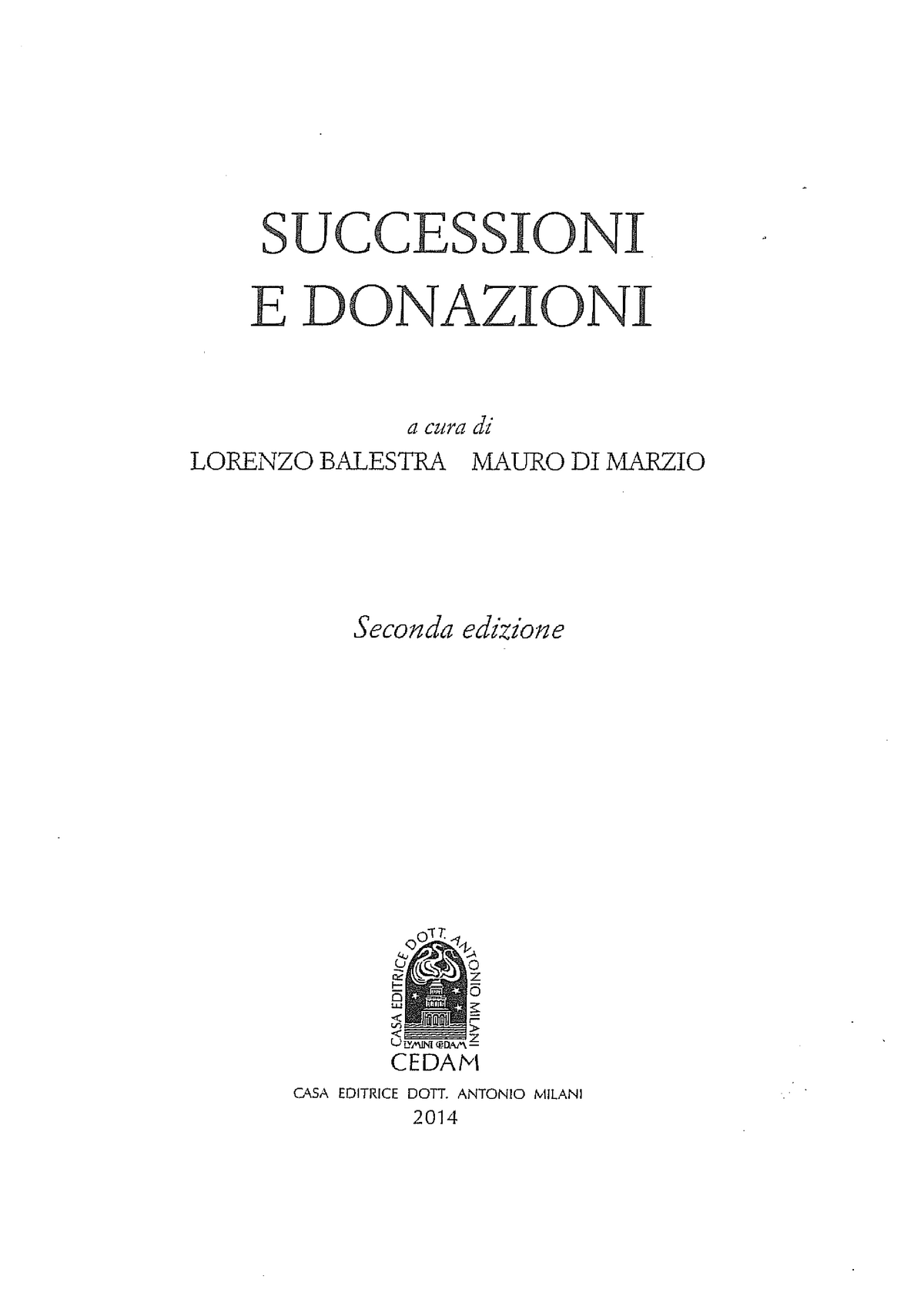 Documento Su Donazioni E Successioni - SUCCESSIONI E DONAZIONI A Cura ...