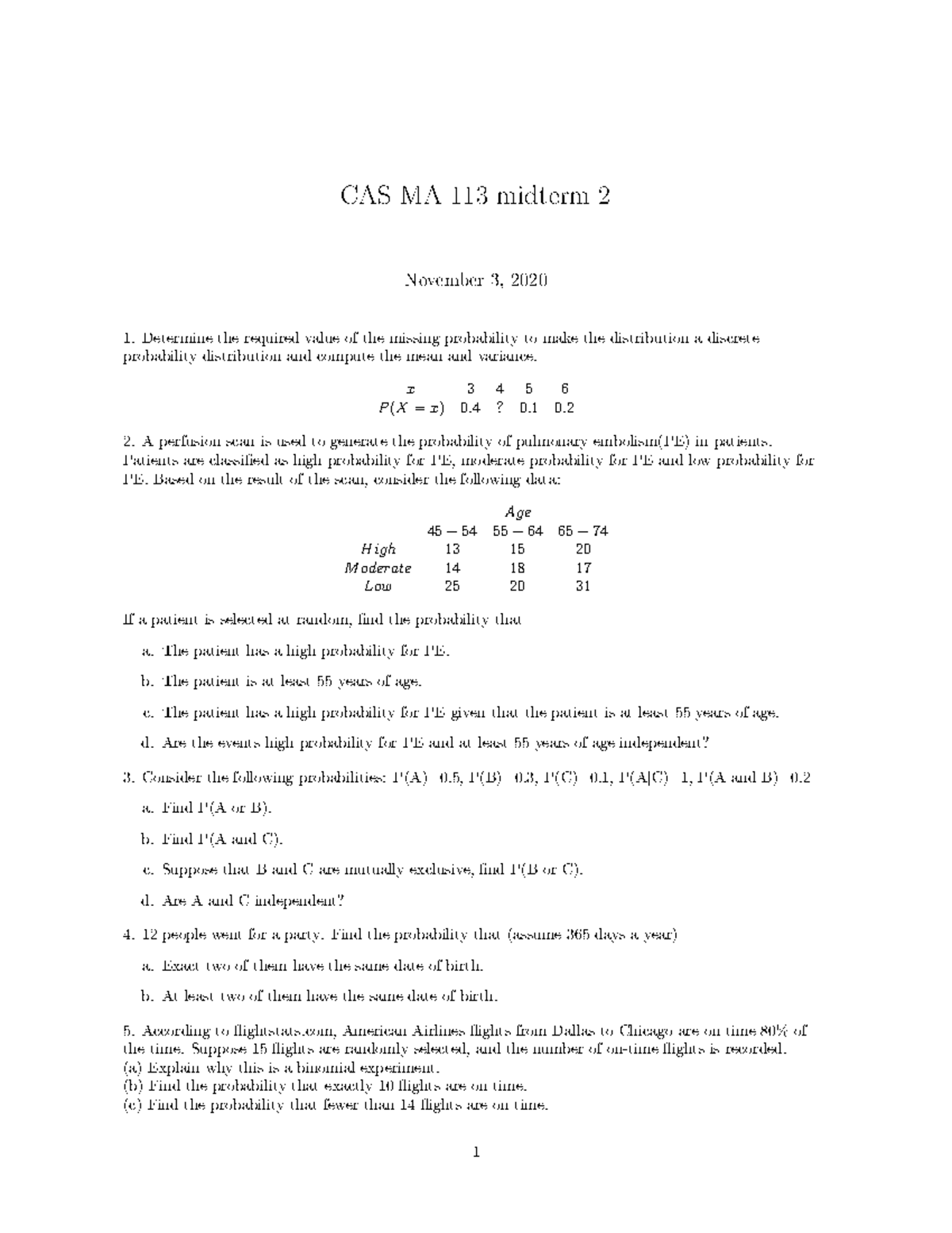 Mid Term 2 Questions - ♠ t r♠ ♦ ♠ r - Studocu