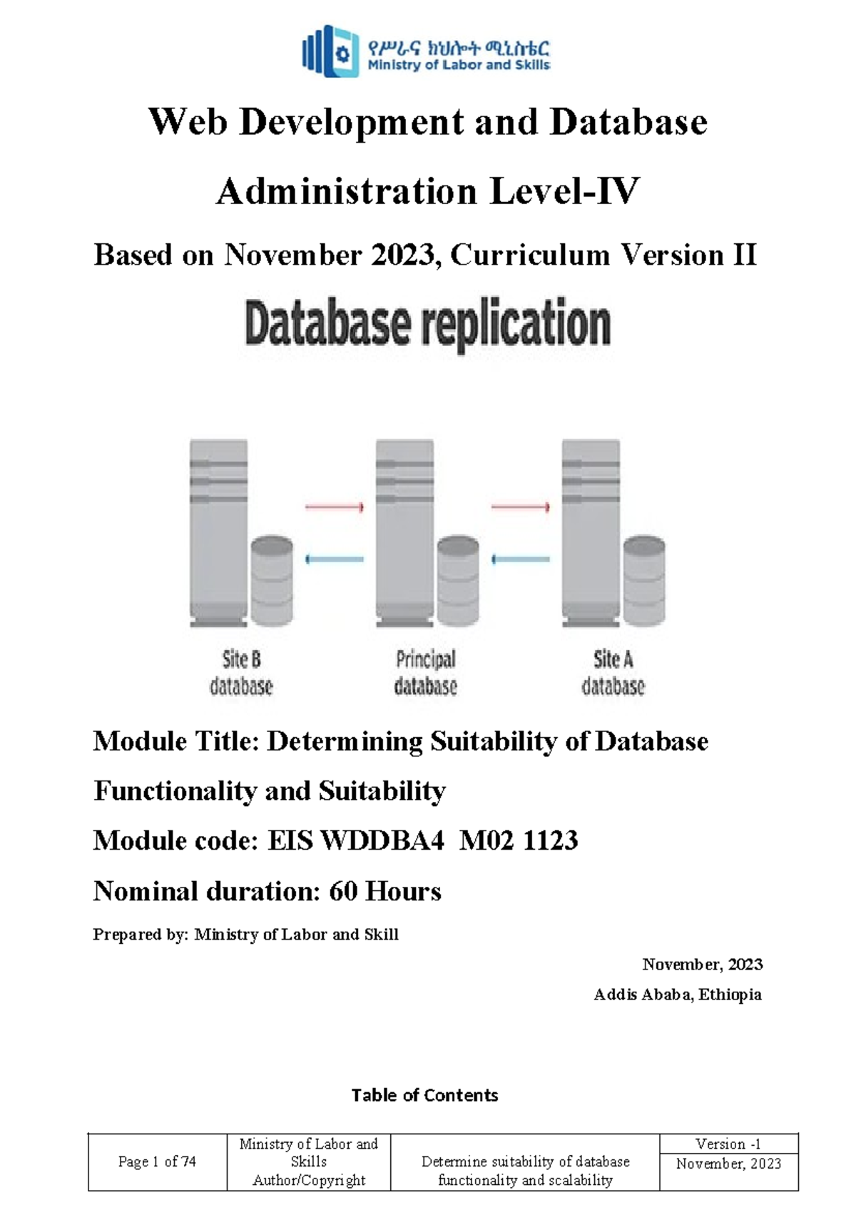 TM02 Determine Suitability of Database Functionality and Scalability ...