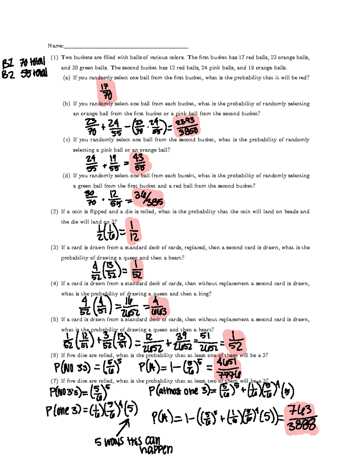 5.2 Multiplication Rule for Probability fb37fd83ec1aabb4b16527 ...