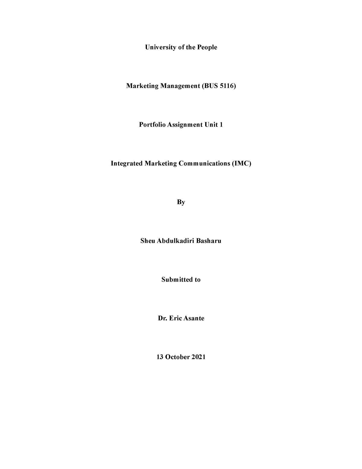 Individual Assignment 1 LVMH - MKTG 201 Marketing Management Fall 2020  Individual Assignment Due: - Studocu