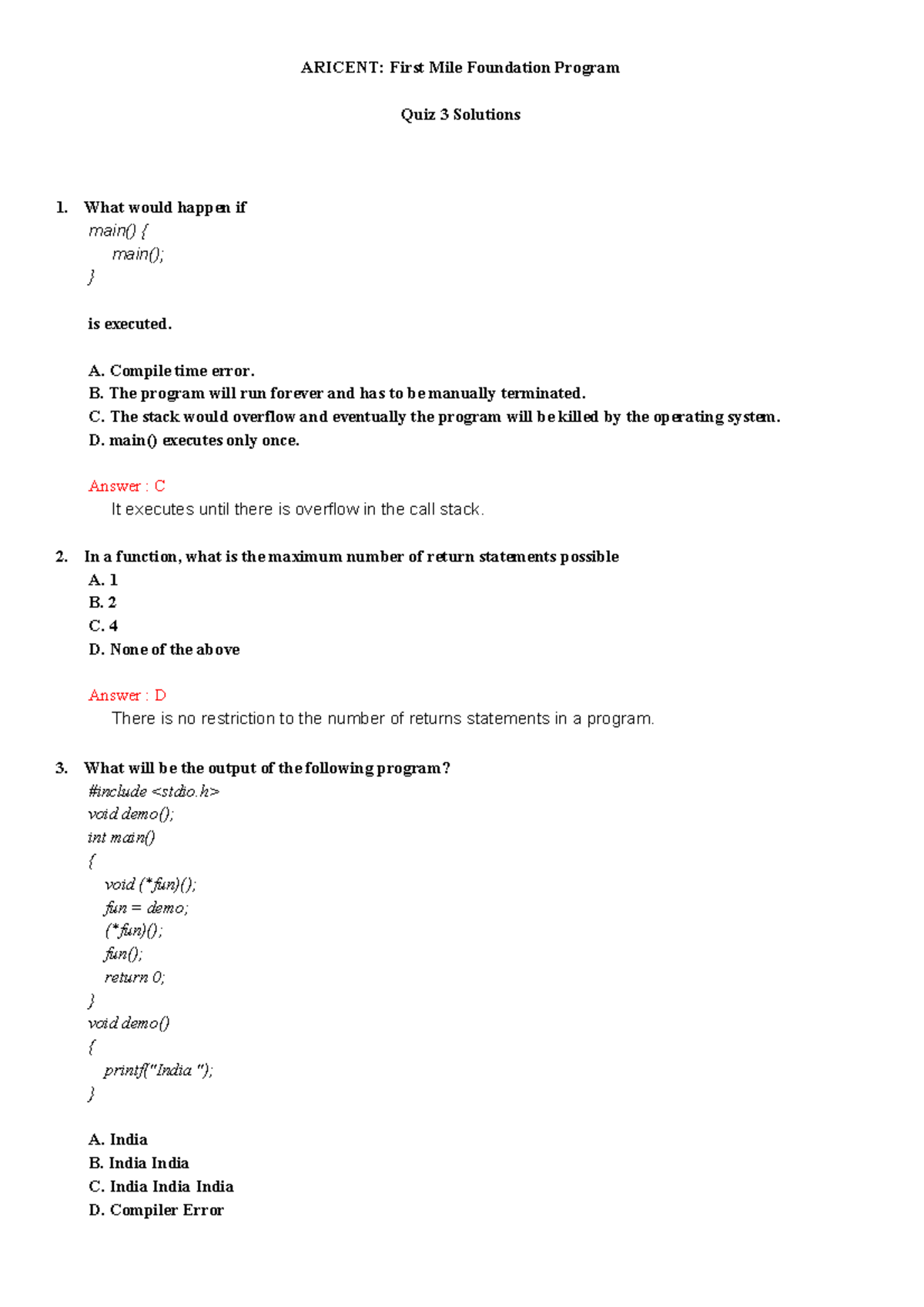 Week 3 Solution - www - ARICENT: First Mile Foundation Program Quiz 3 ...