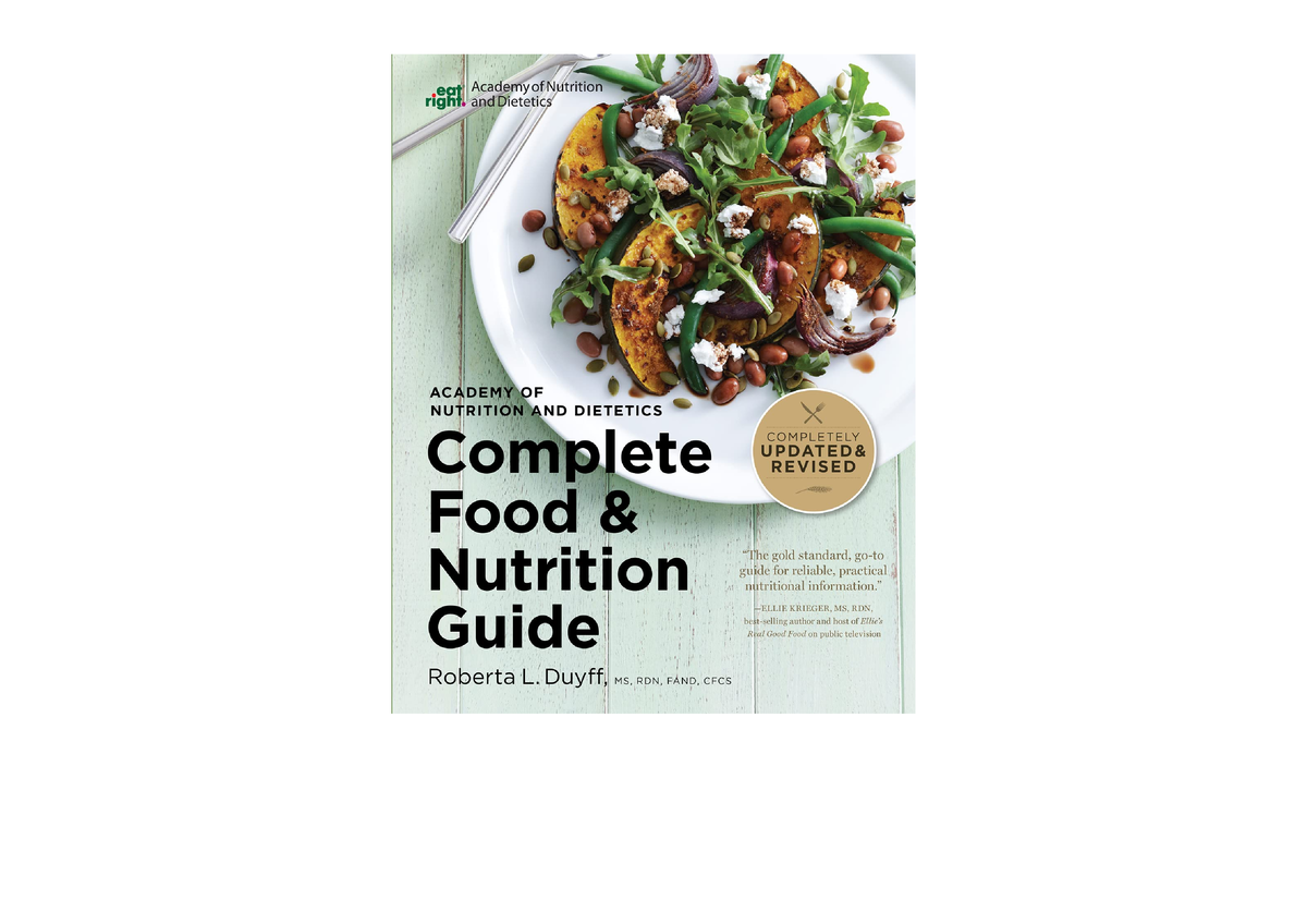 PDF read online Academy Of Nutrition And Dietetics Complete Food And ...