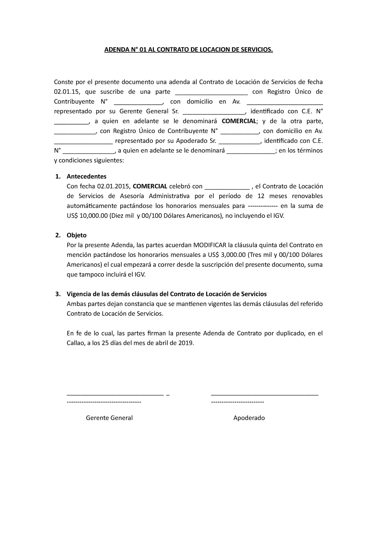 Contrato De Locacion Pagos Propiedad 6077