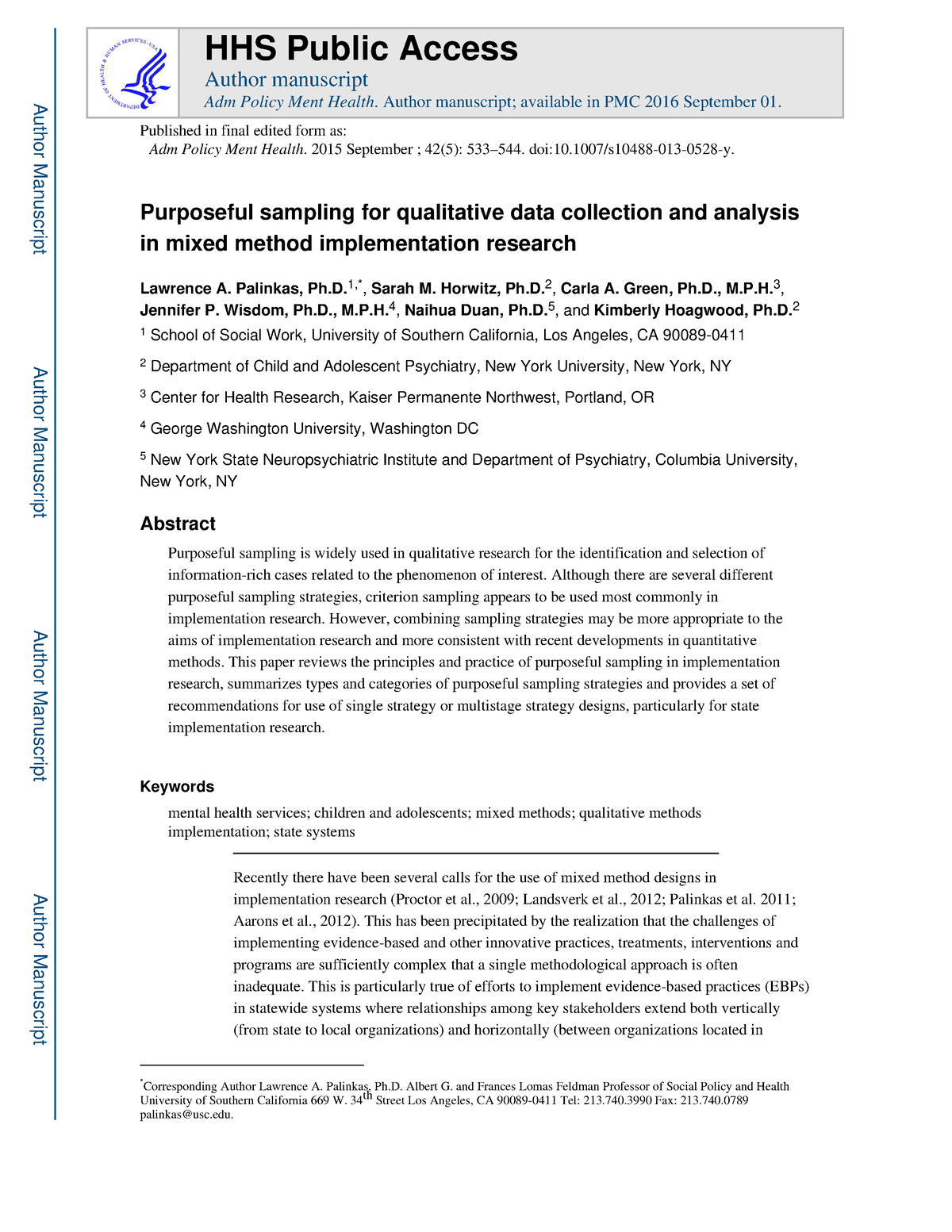 sampling in research scholarly articles