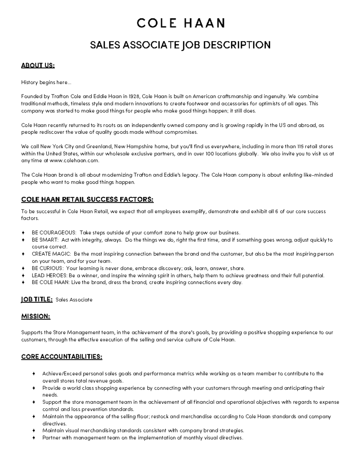 Sales Associate Job Description Jcpenney - fq5g0rx