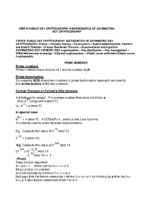 MA4151 Maths unit 1 - noted - Section II Scanned with I KINGS ...