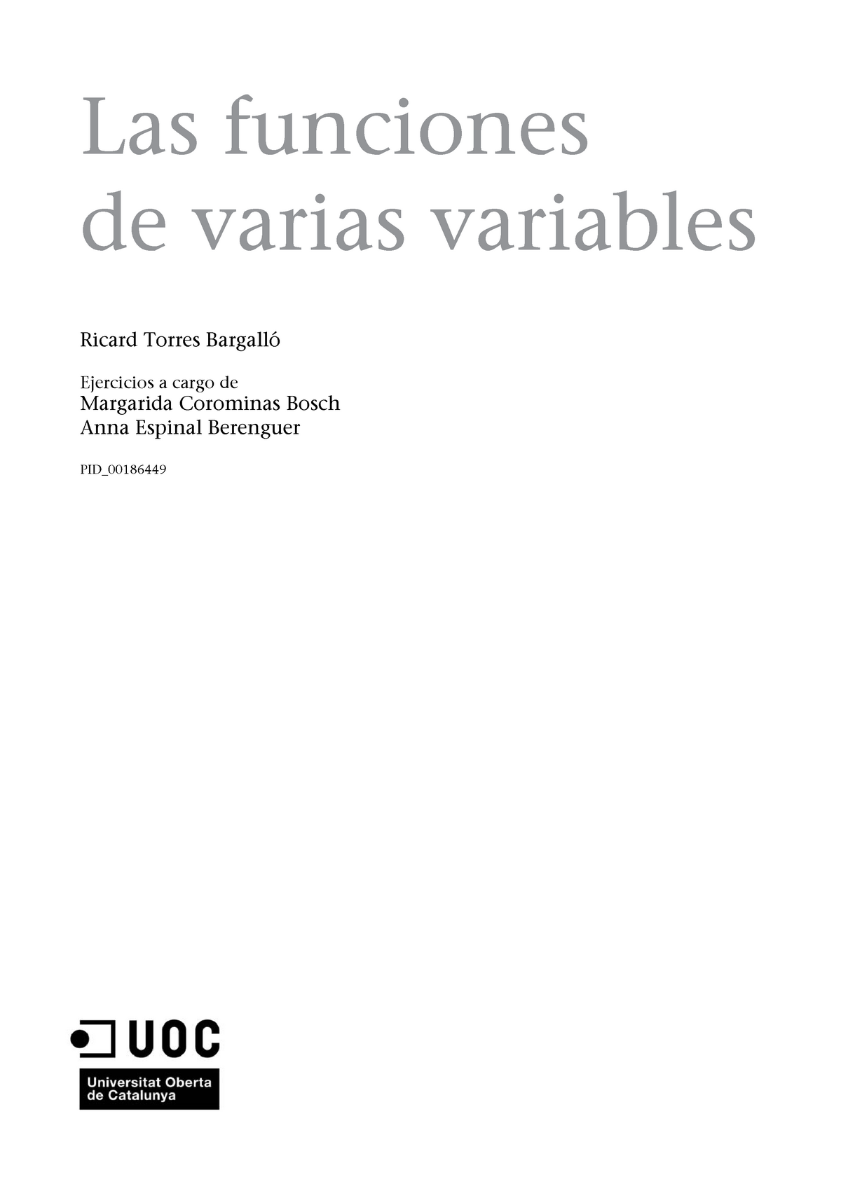 Optimización Módulo 1 Las Funciones De Varias Variables Las Funciones