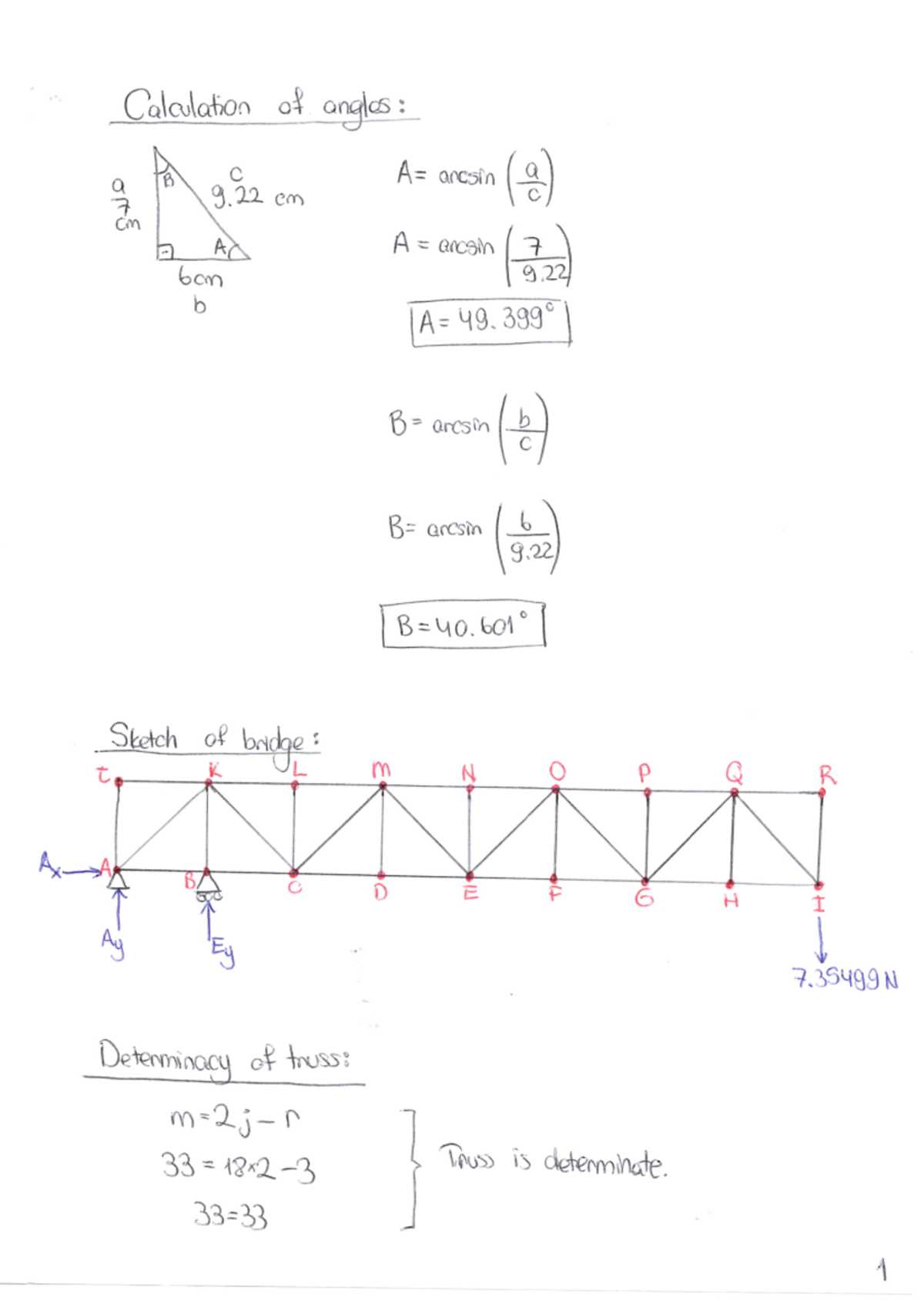 Truss maths - EGB101 - Studocu