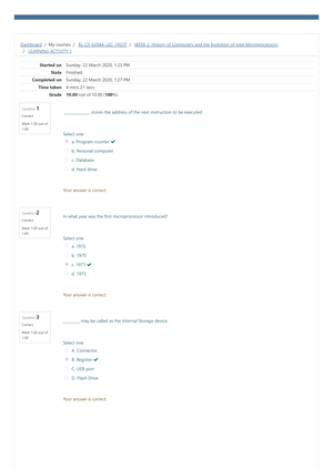 Finals QUIZ 2 Attempt Review - Dashboard / My Courses / BL-CS-6204A-LEC ...