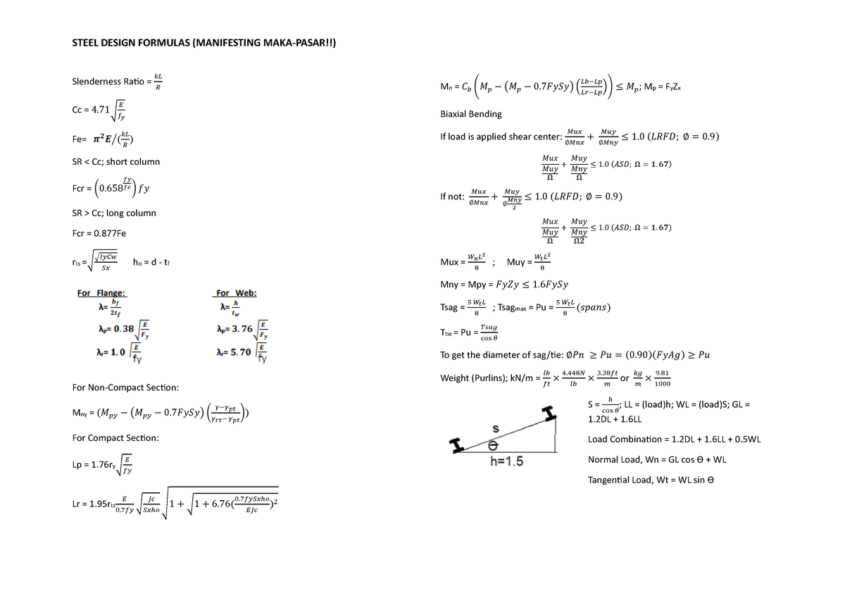 steel-design-formulas-steel-design-formulas-manifesting-maka-pasar