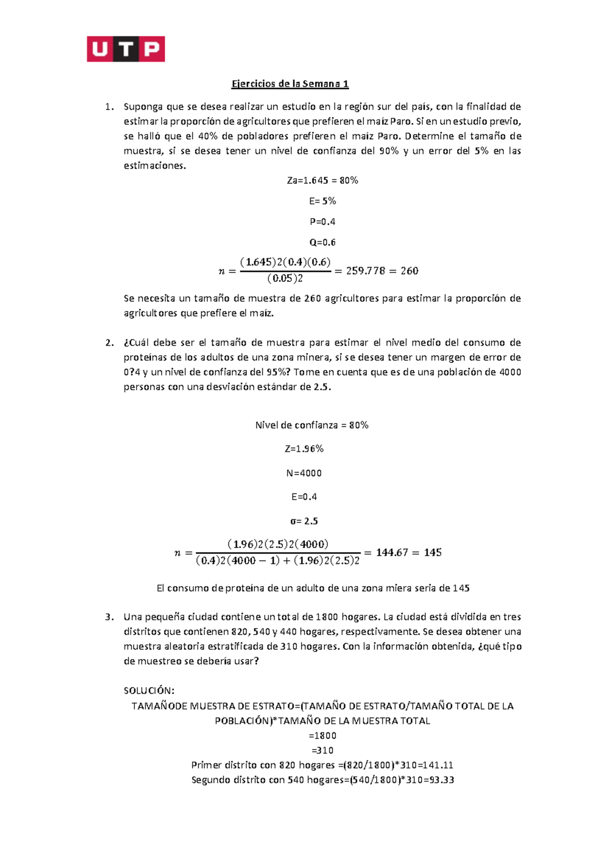 ( Semana 1) Yohari Nicolt Yovera - Ejercicios de la Semana 1 Suponga ...