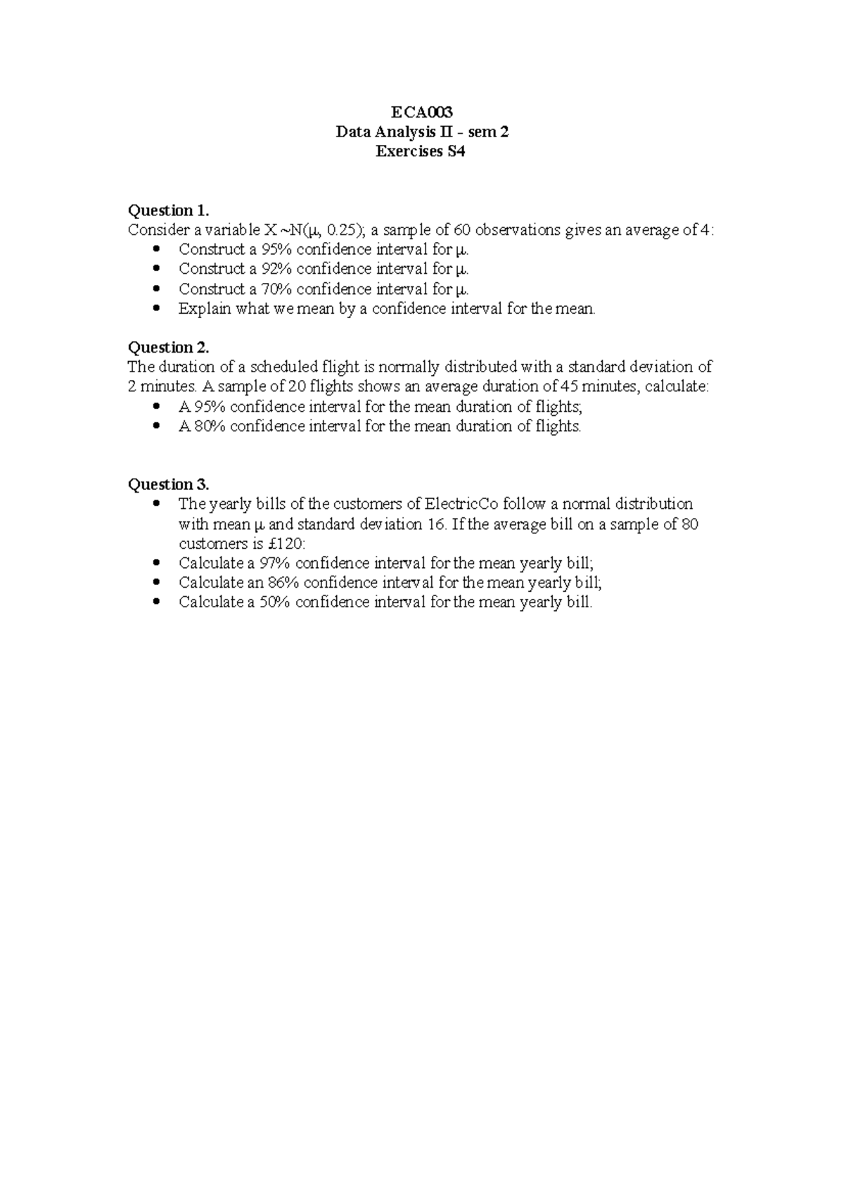 Exercises S4 - questions - ECA Data Analysis II - sem 2 Exercises S ...