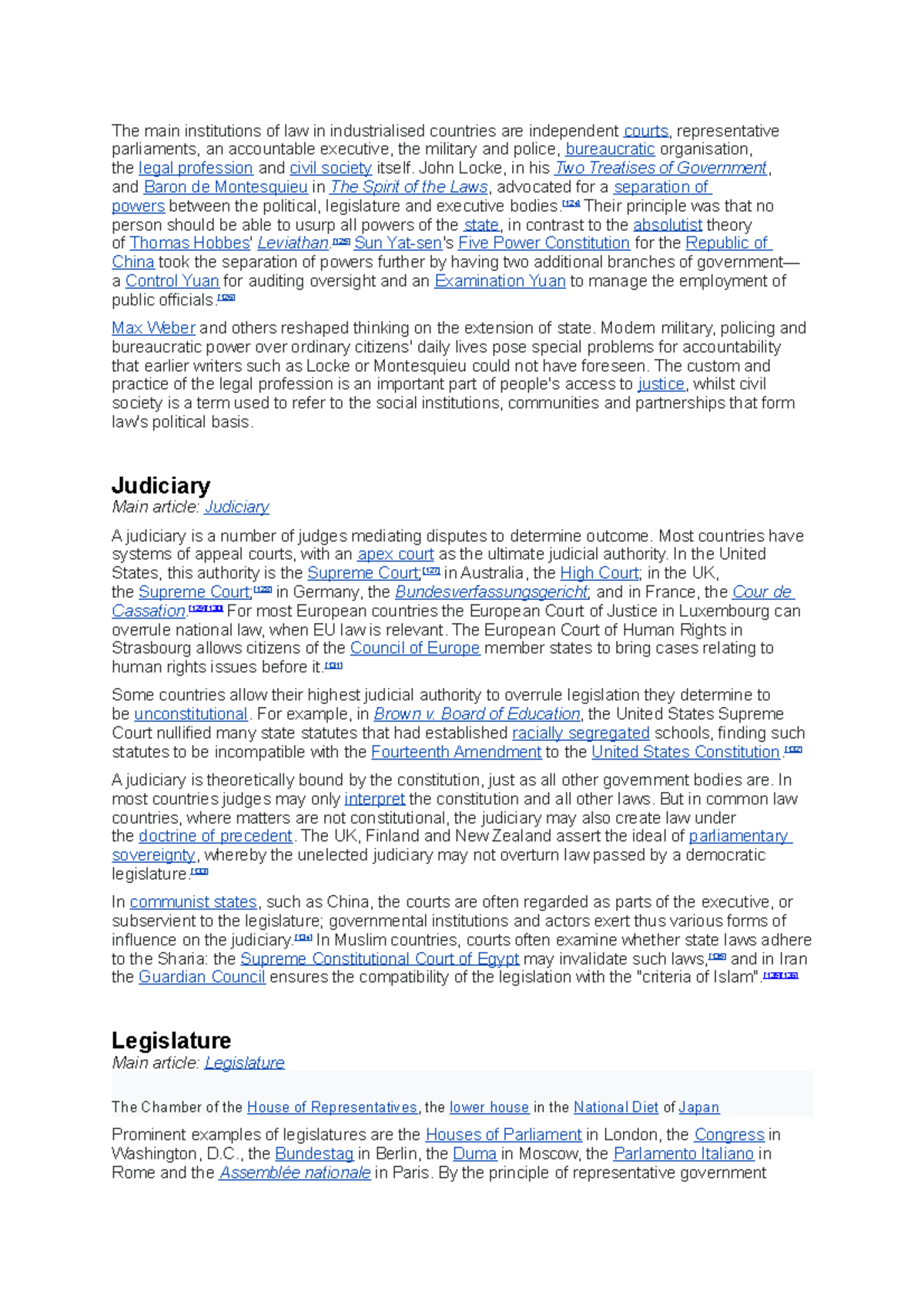 Interpretation of the law - The main institutions of law in ...