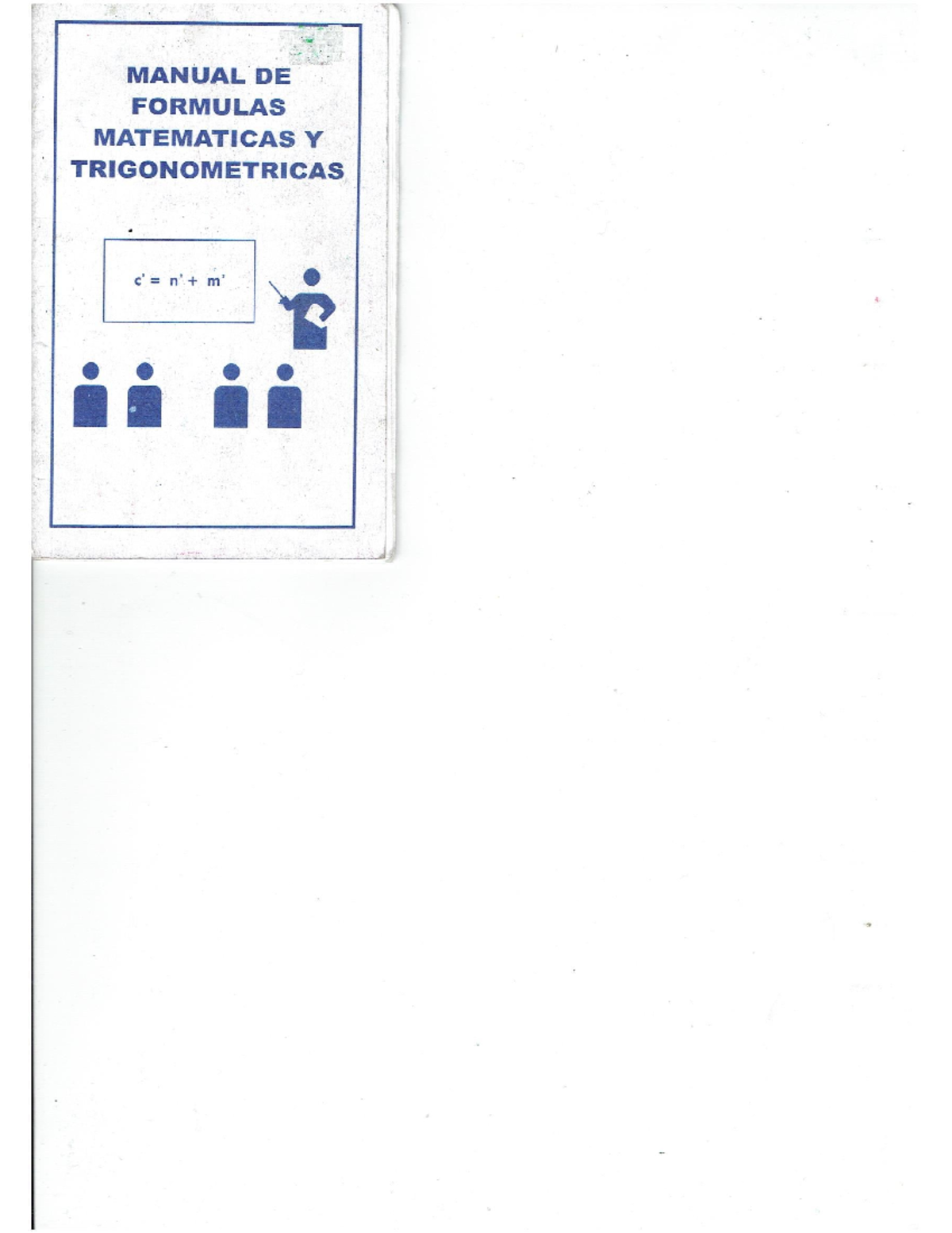 Manual de f rmulas matem ticas 1 calculo studocu