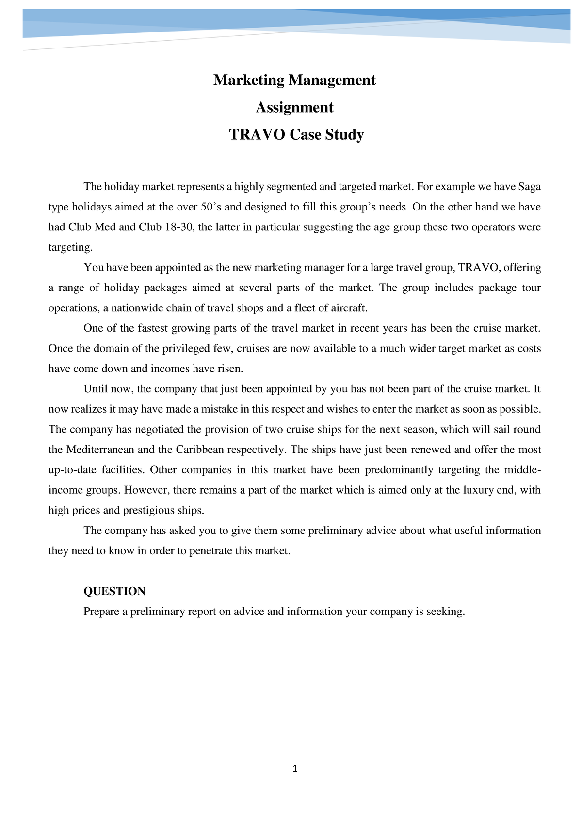 assignment-travo-case-study-1-marketing-management-assignment-travo-case-study-the-holiday