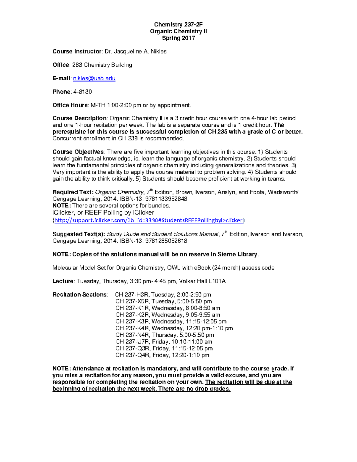 syllabus-chemistry-237-2f-organic-chemistry-ii-spring-2017-course