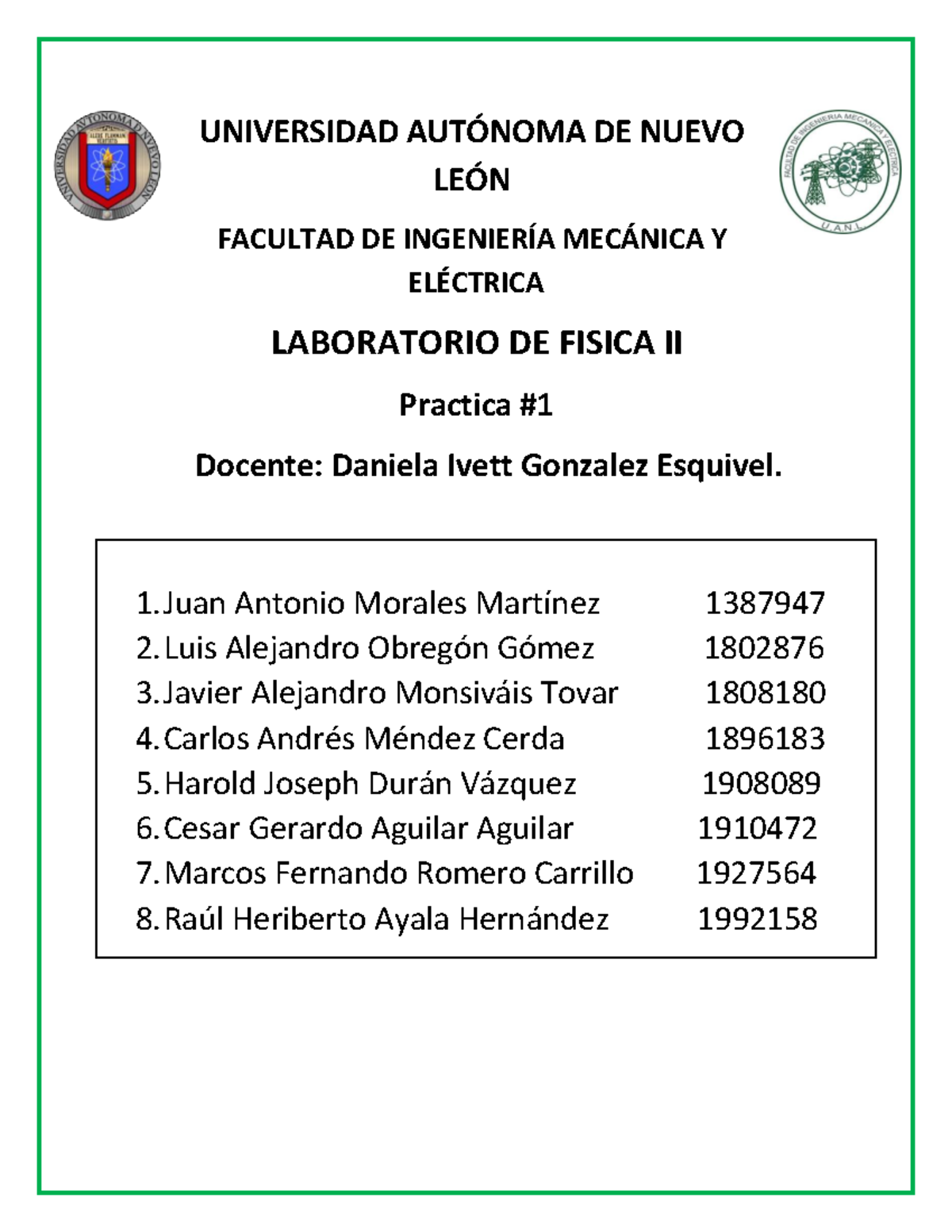Practica 1 pdf nuevo pdf compress fisica 2 - UNIVERSIDAD AUTÓNOMA DE ...