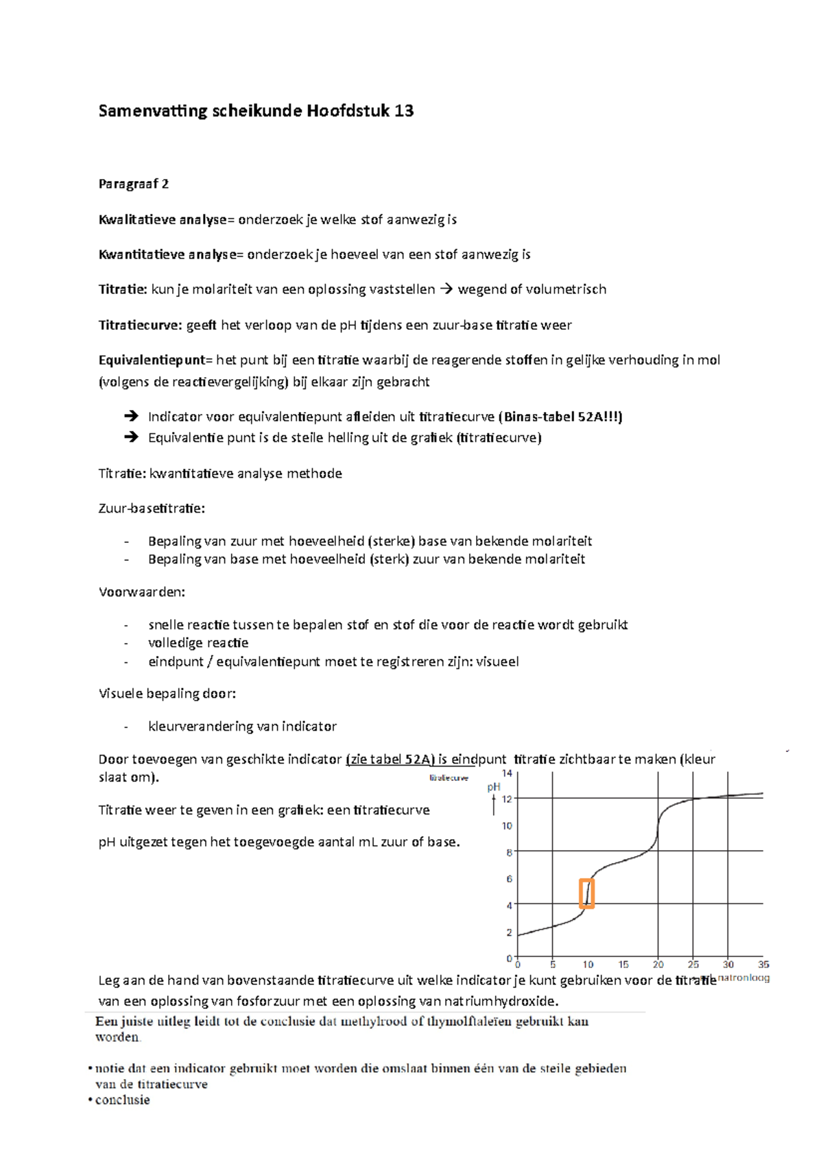 H13 Scheikund Par 2,4 - Samenvatting Scheikunde Hoofdstuk 13 Paragraaf ...