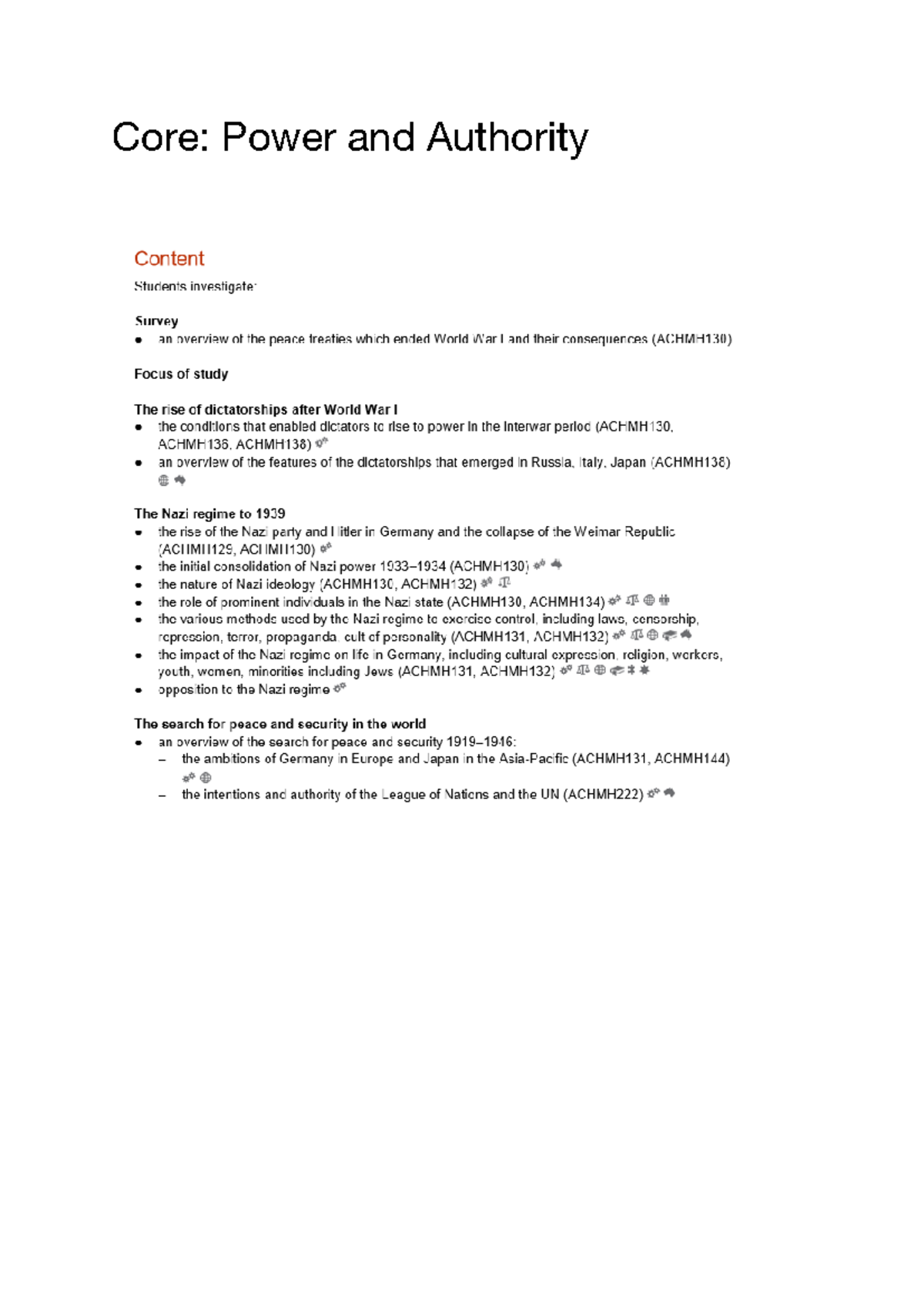 Core Power and Authority in the Modern World - Core: Power and ...