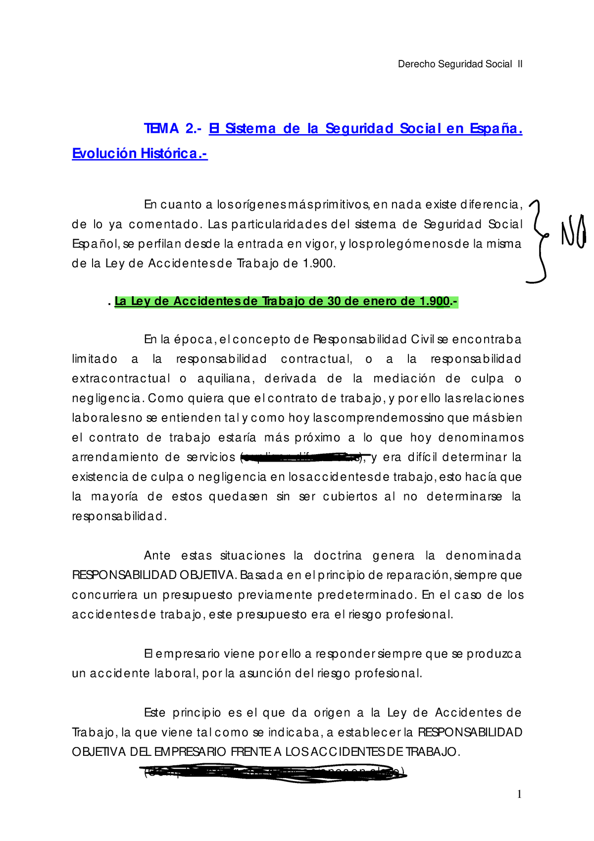 Tema 2 Seguridad Social I 2021 Tema 2 El Sistema De La Segurida D Socia L En Espa ña 2451