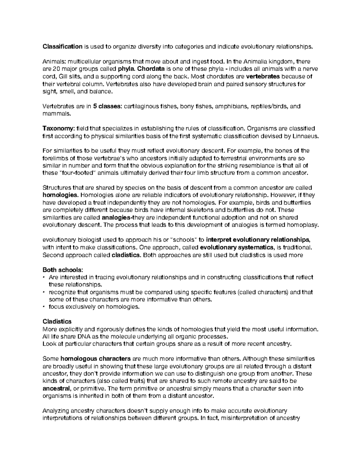 Unit 2 Chapter 5 - Lecture notes 2.5 - Classification is used to ...
