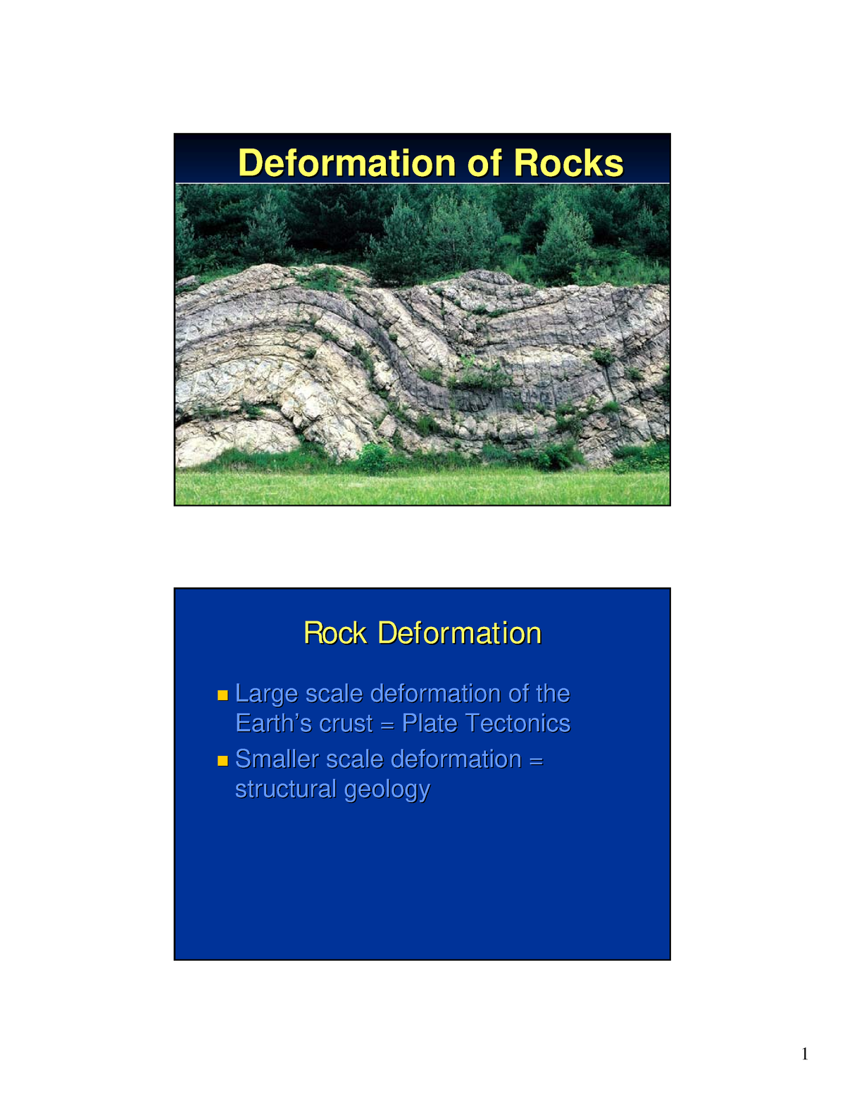 Sept30 Ch 10 Lecture Deformation Of Rocks Deformation Of Rocks Rock Deformation Rock 3044