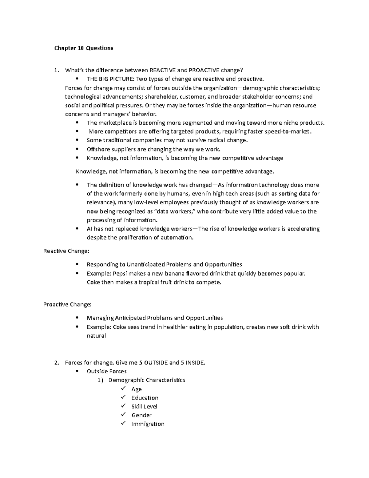 Ch 10 Questions - Chapter 10 Questions What’s the difference between ...