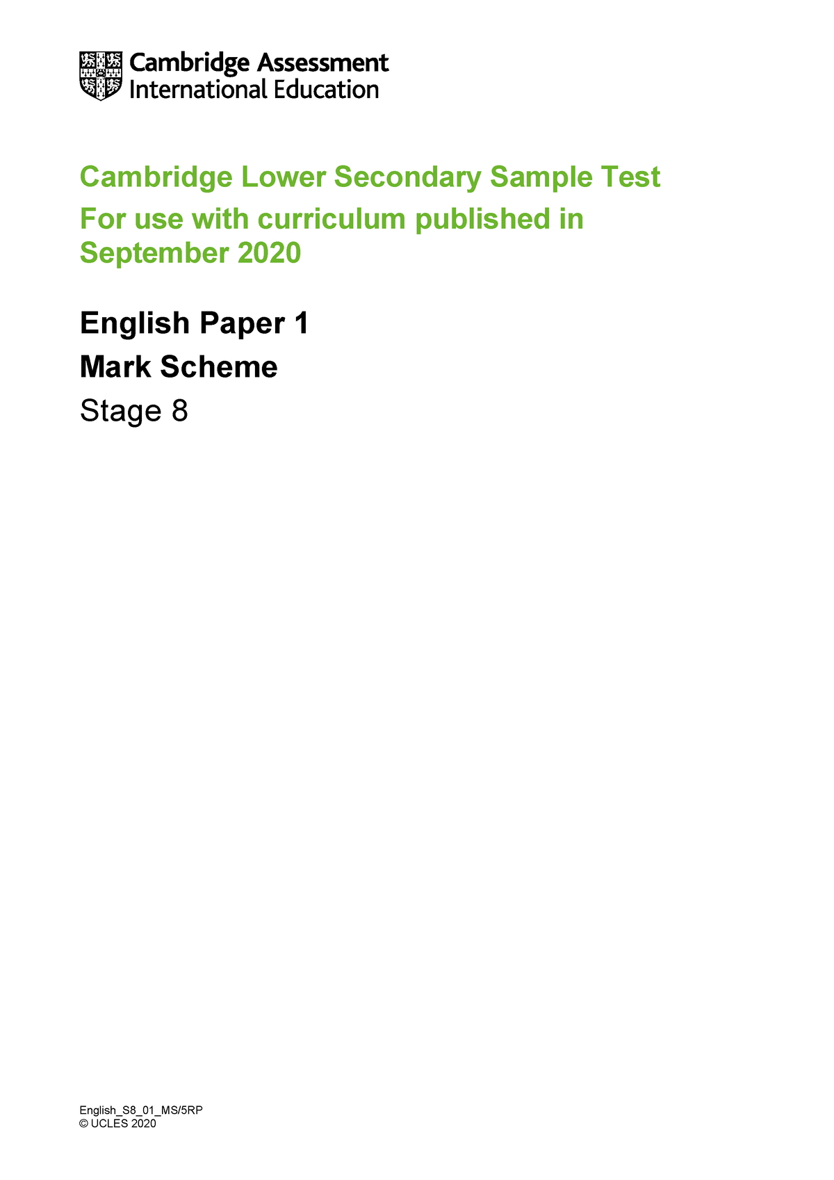 marking-scheme-for-the-question-paper-english-s8-01-ms-5rp-ucles