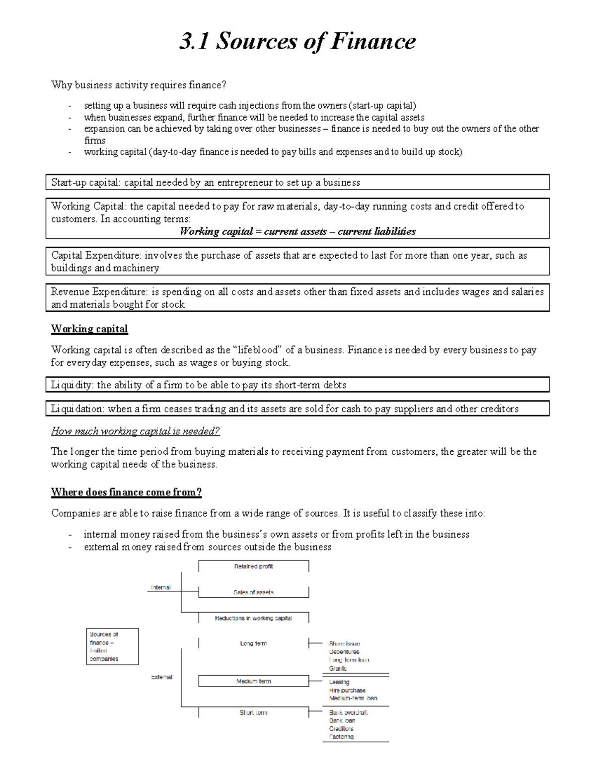 3-1-sources-of-finance-lecture-notes-5-3-sources-of-finance-why