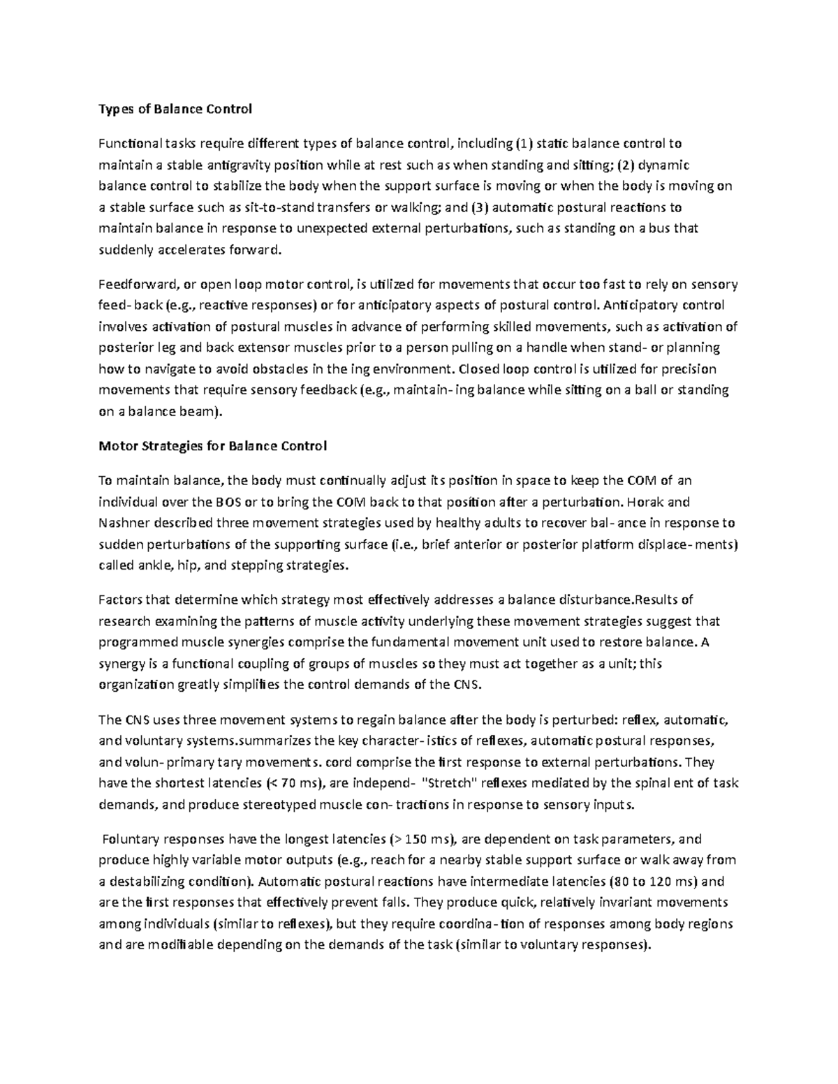 Types of Balance control WPS Office Types of Balance Control