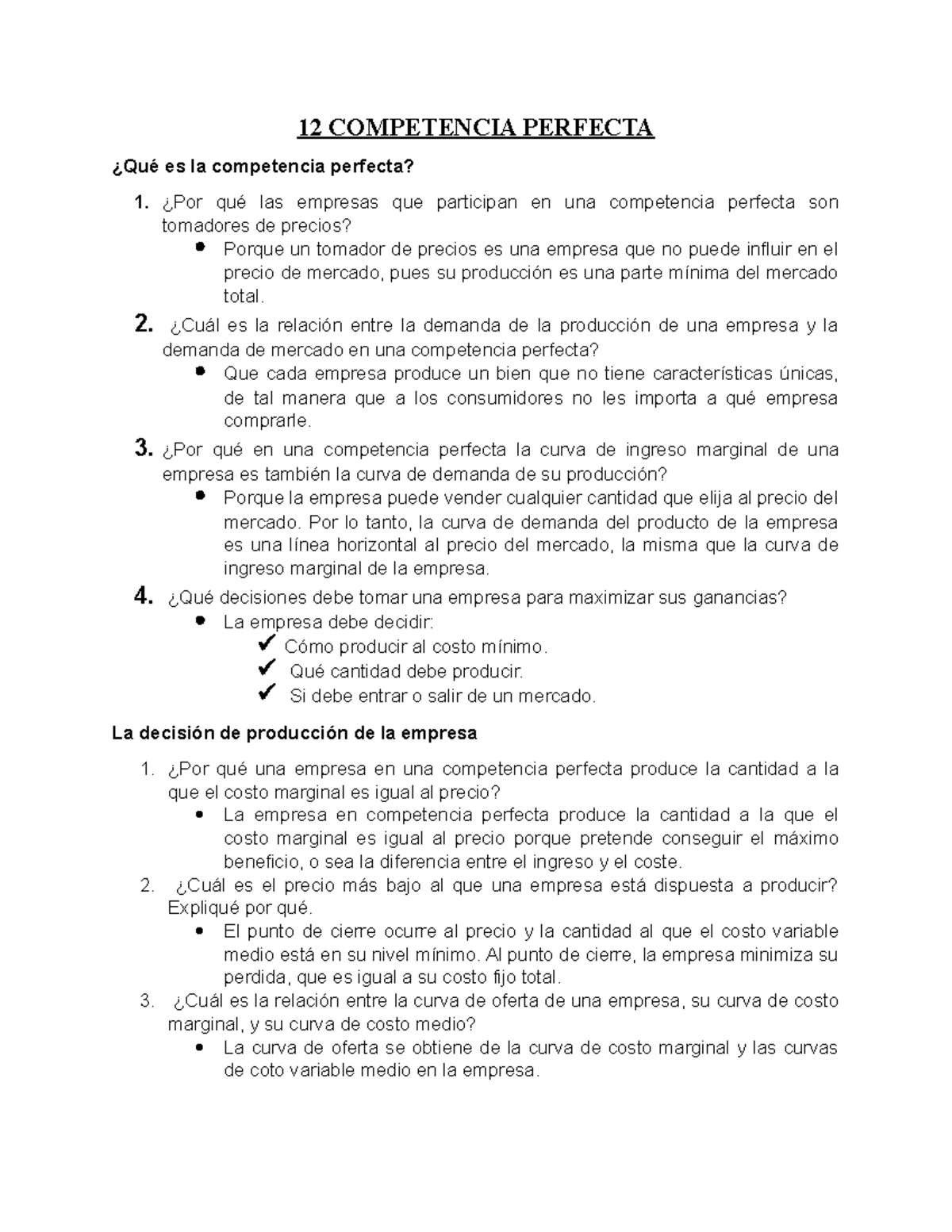 2 Competencia Perfecta Que Es La Compete - 12 COMPETENCIA PERFECTA ¿Qué ...