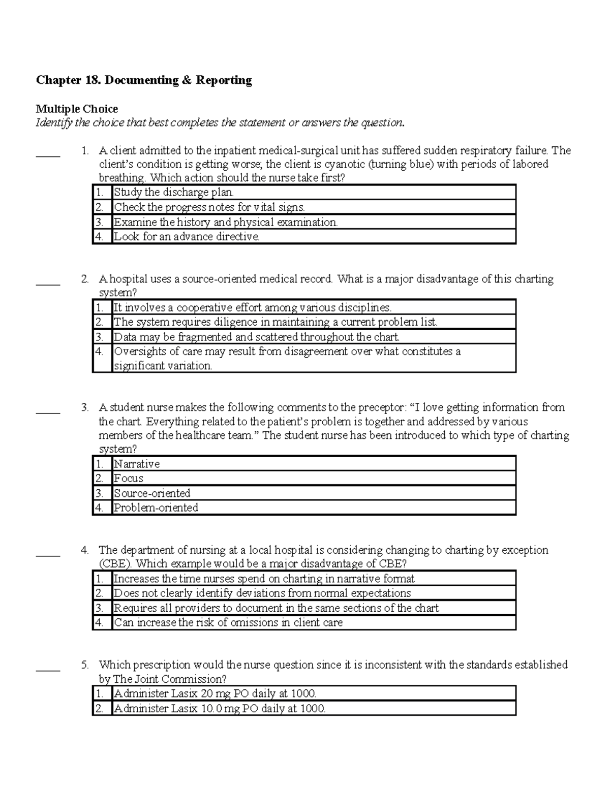 Ch18fun - Chapter 18 Test Questions To Help You Study - Chapter 18 ...