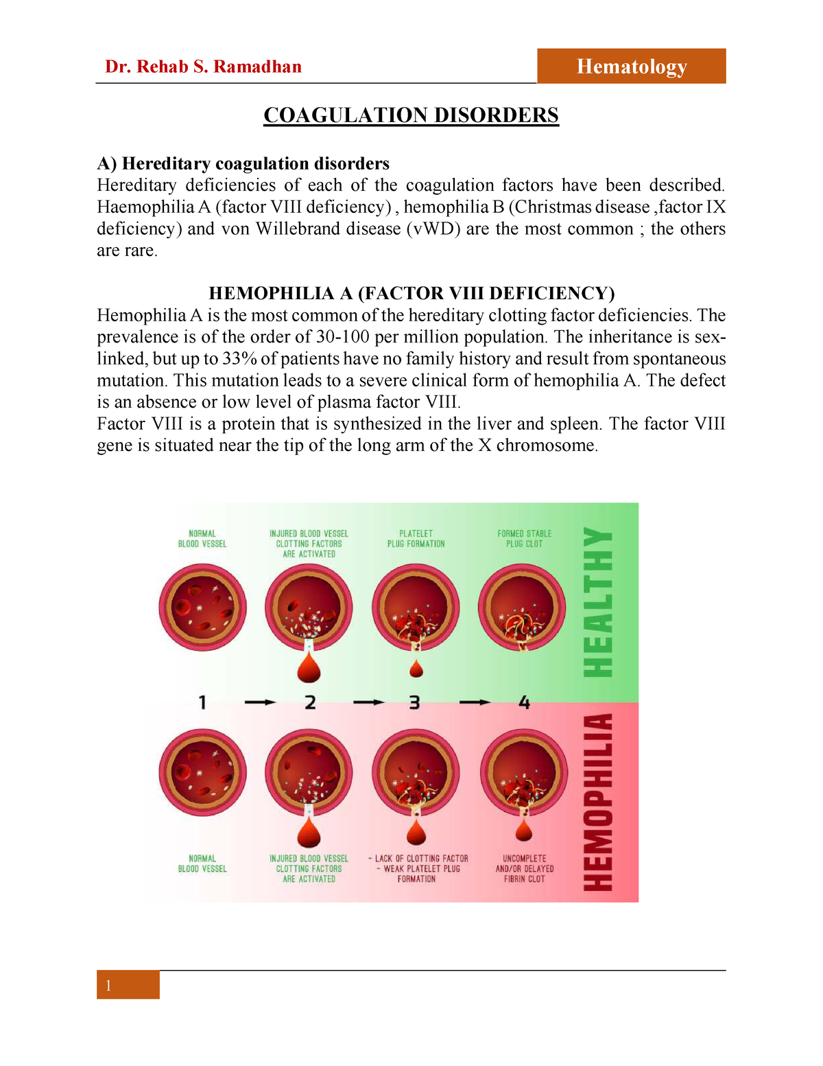 Coagulation Disorders Coagulation Disorders A Hereditary Coagulation Disorders Hereditary