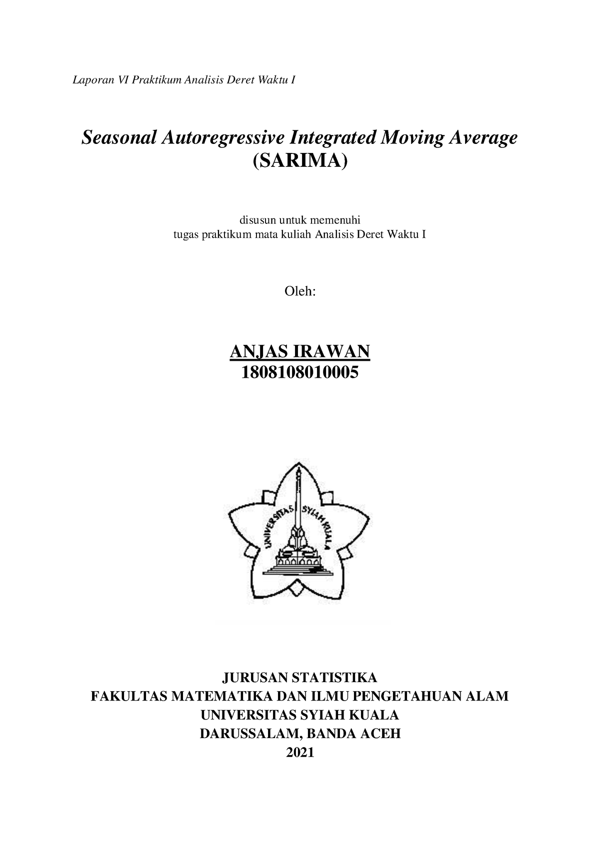 Anjas Irawan 1808108010005 Laporan 6 Adw Laporan Vi Praktikum