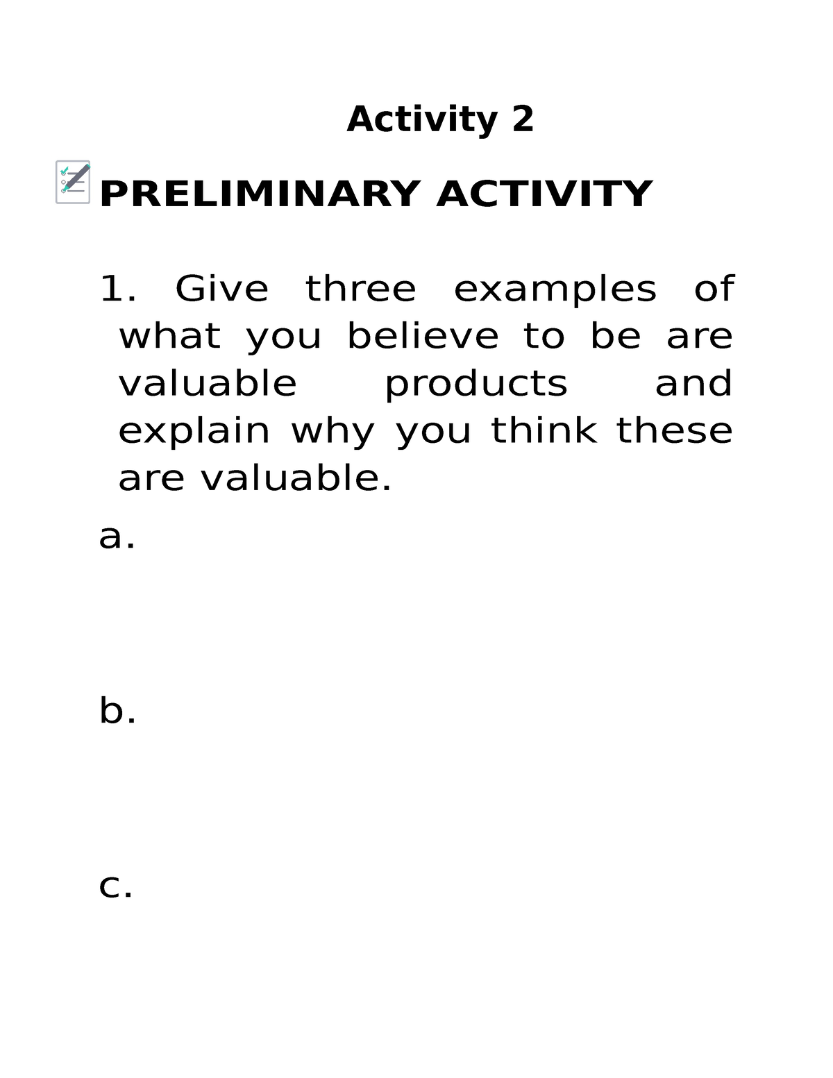 principles of marketing assignment 2