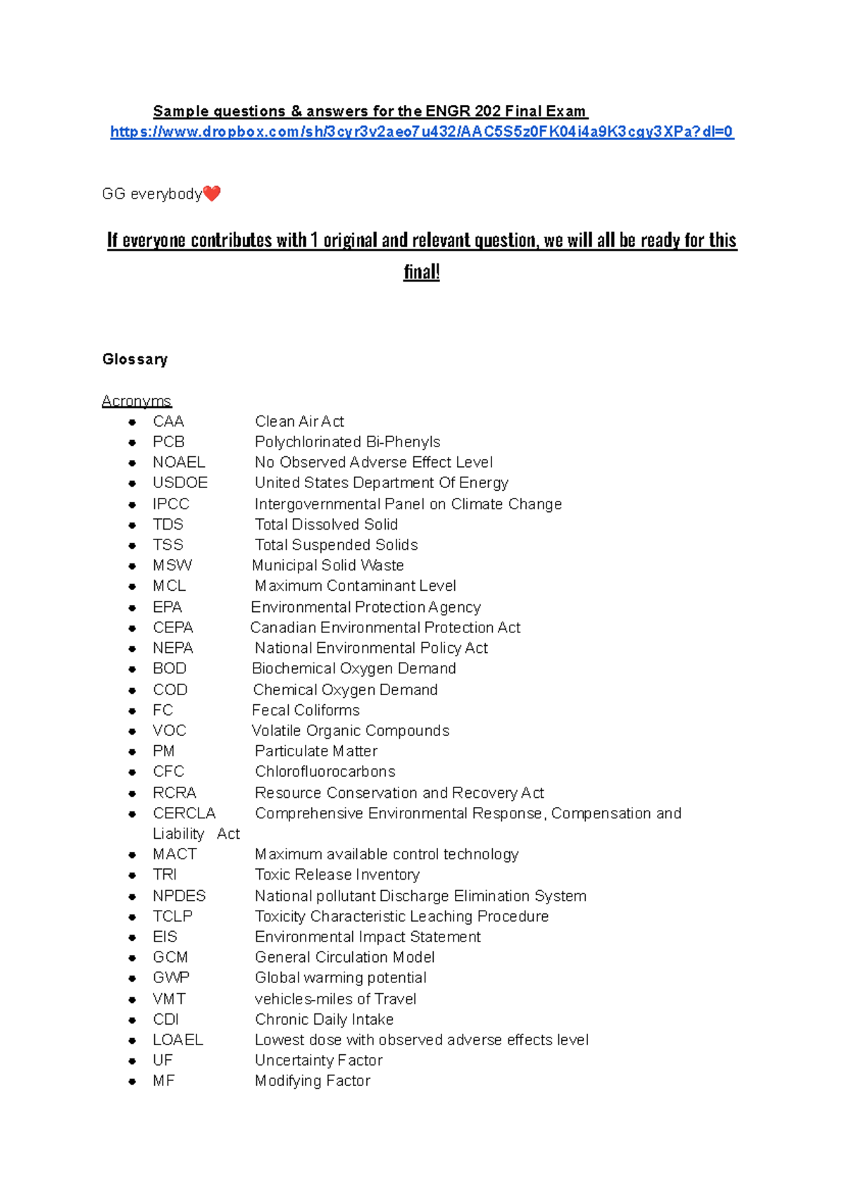 Copy of final engr 202 - good notes - Sample questions & answers for ...