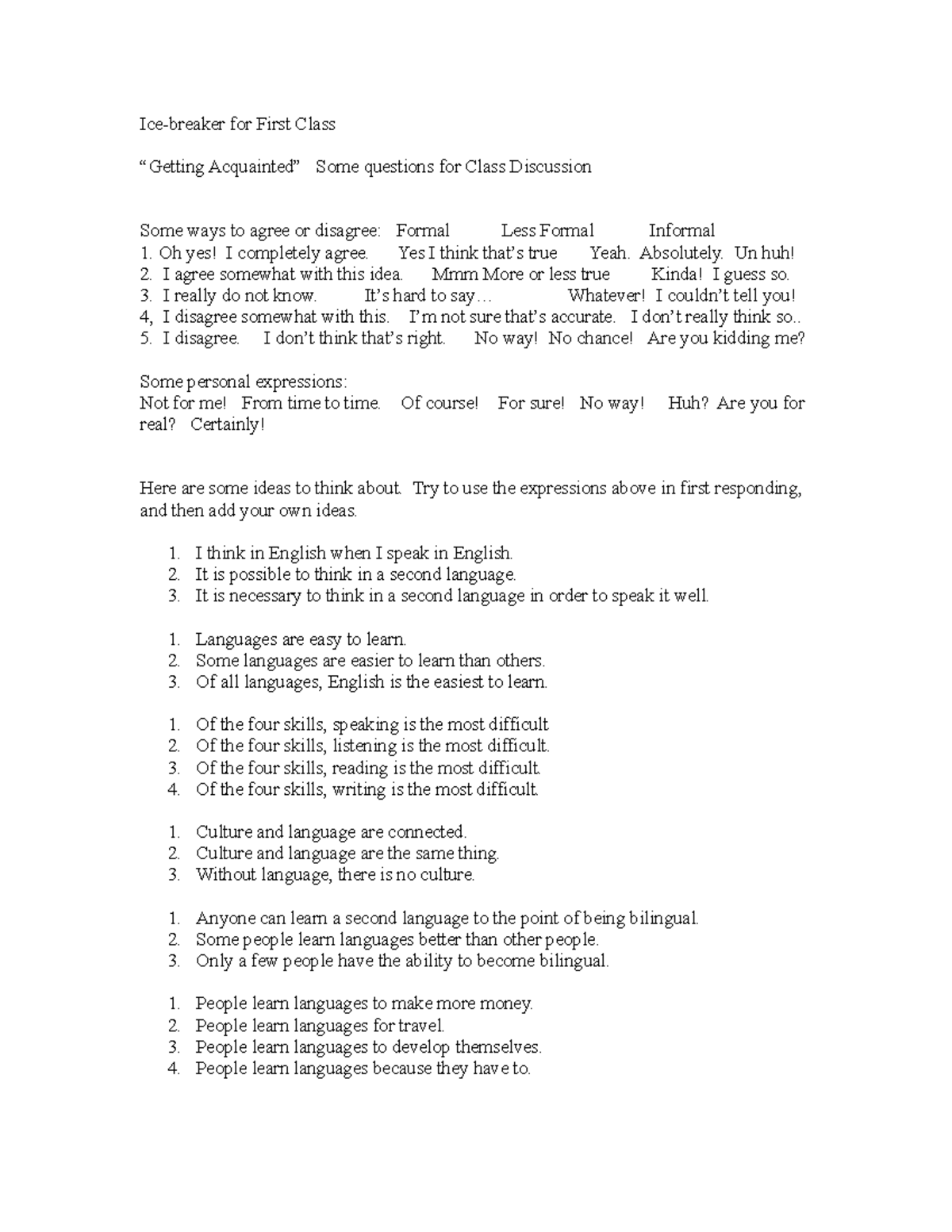 12Co2022010 Icebreaker for first class Icebreaker for First Class