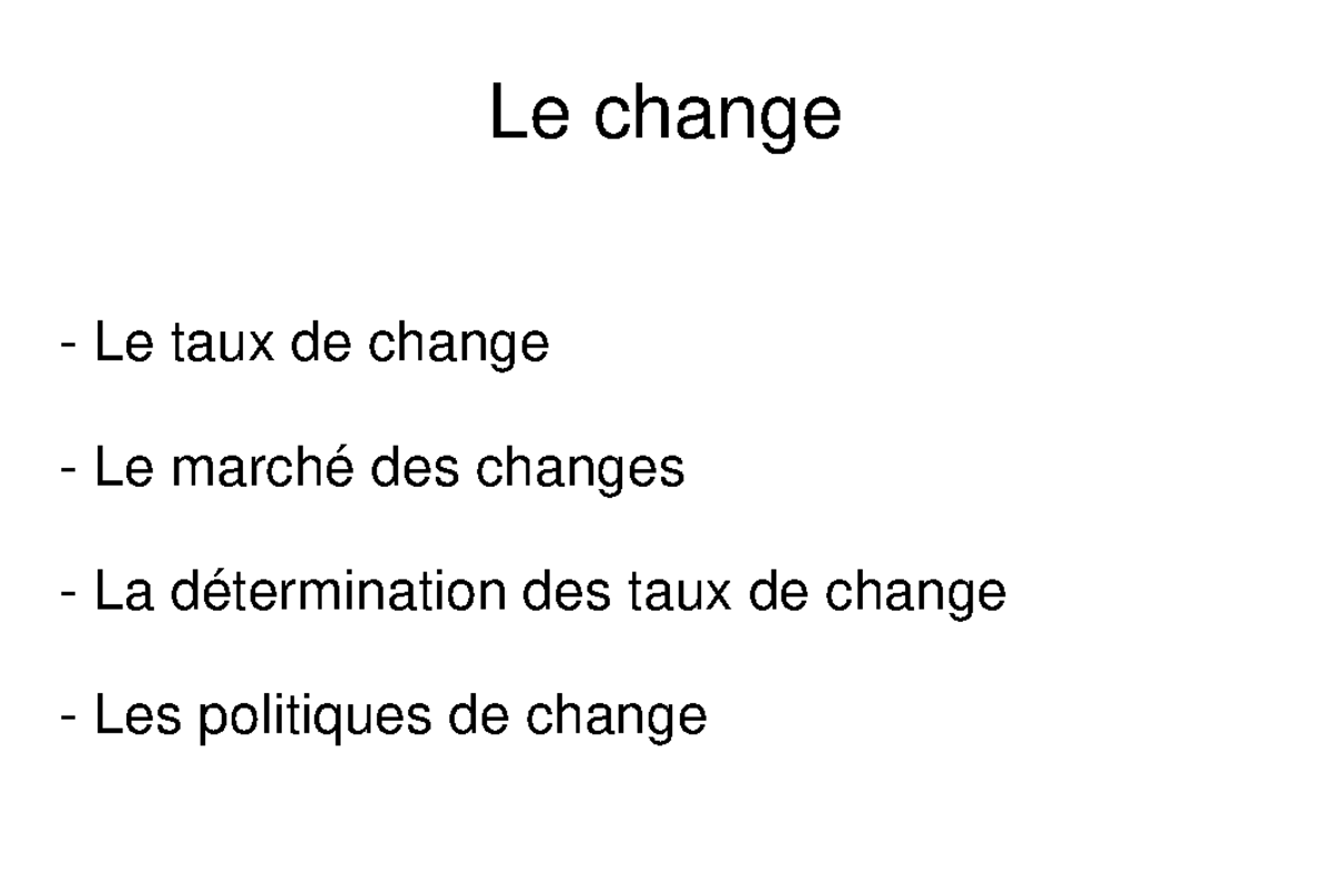 le-taux-de-change-diaporama-prof-le-change-le-taux-de-change-le