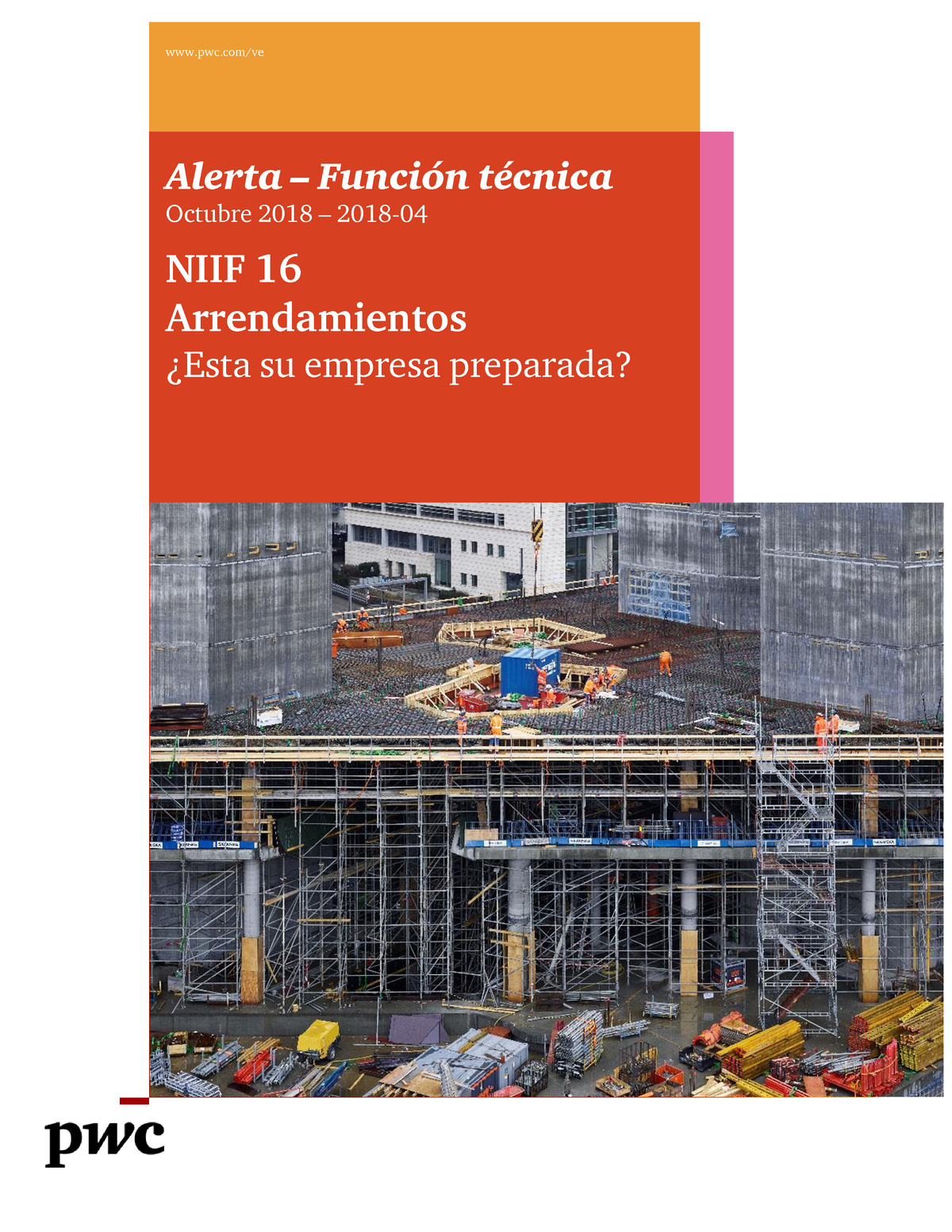 Alerta Tecnica NIIF16 Arrendamientos Oct2018 - Pwc/ve Alerta – Función ...