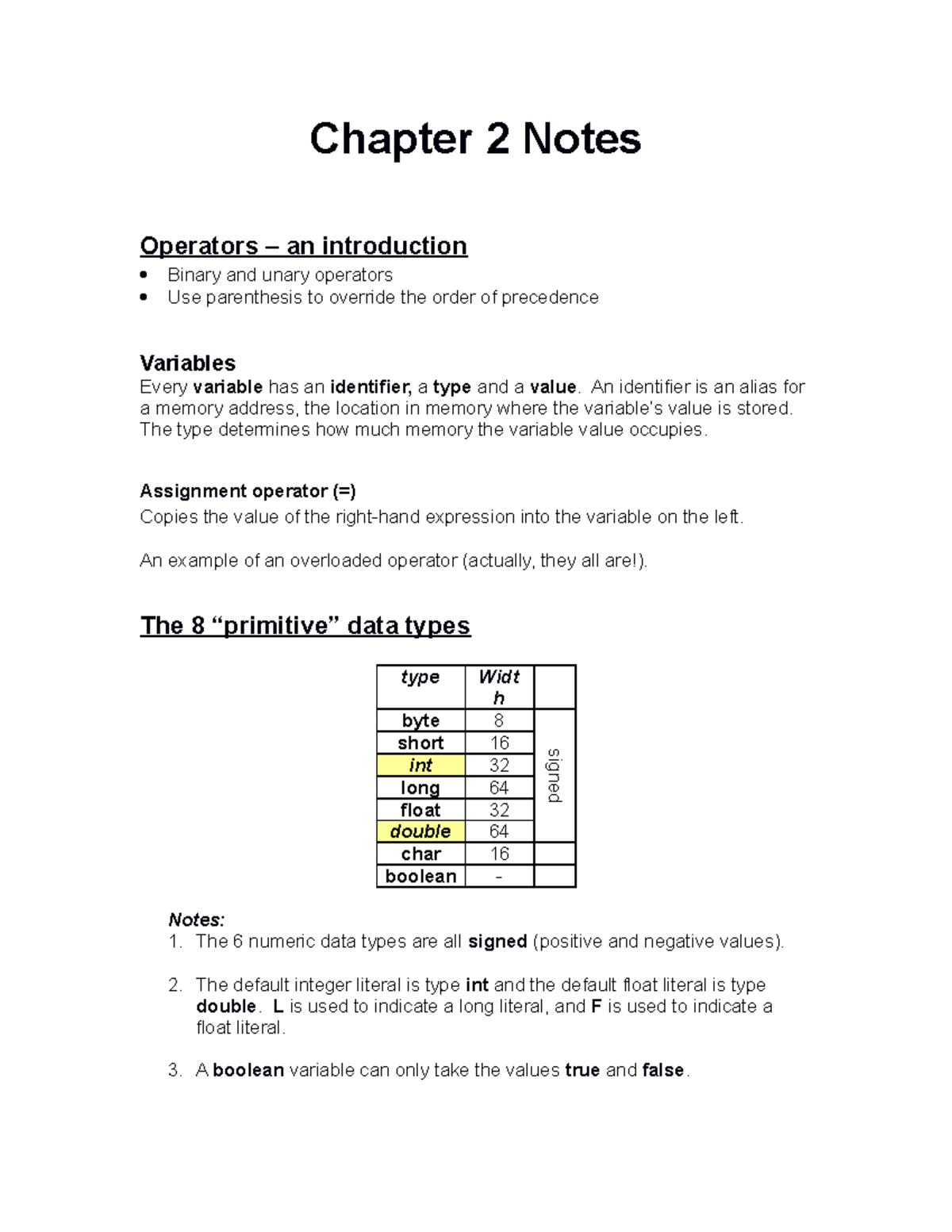 Intro To Programming In Java