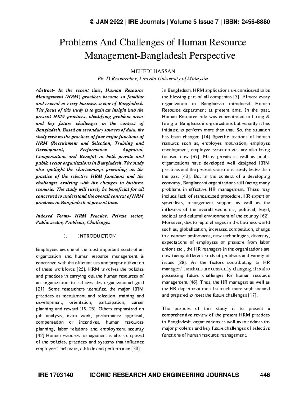 HRM - Problems And Challenges of Human Resource Management-Bangladesh ...
