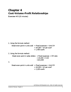 COM 316 (ACCT) - Chapter 1: Introduction - Chapter 1: Managerial ...