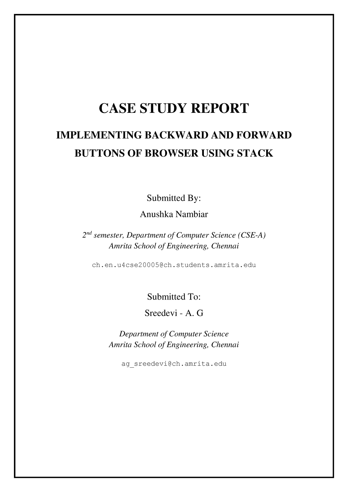 case study report meaning