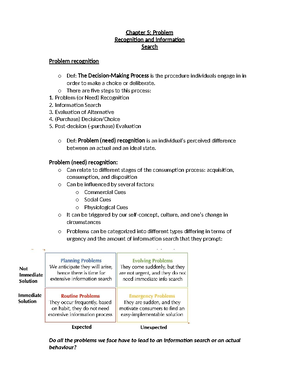 Chapter 4 - Consumer Behavior - Chapter 4: Prior Knowledge, Long-Term ...