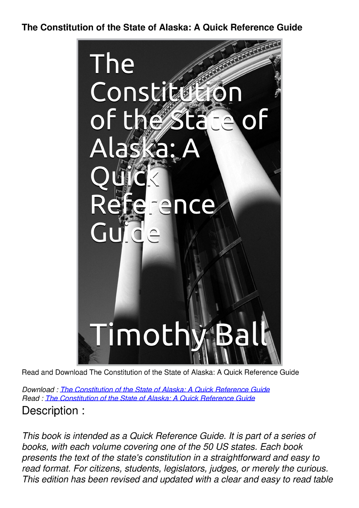 READ [PDF] The Constitution Of The State Of Idaho: A Quick Reference ...