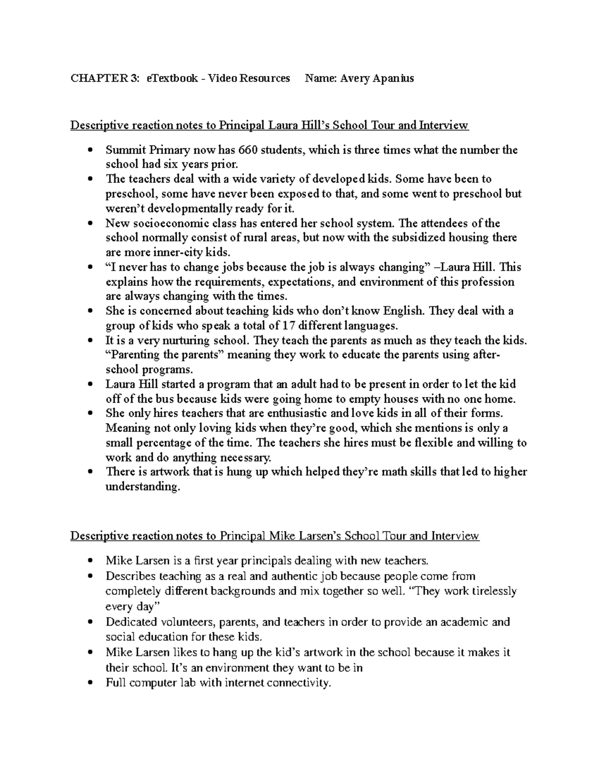 Chapter+3+Video+Resources+Notes - CHAPTER 3: eTextbook - Video ...