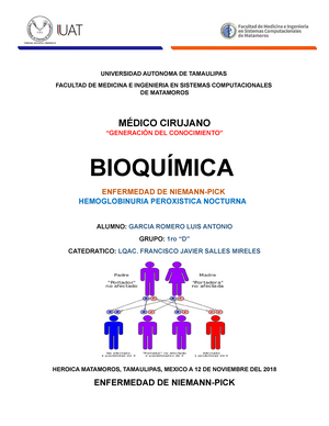 Enfermedad de niemann pick - Enfermedad de Niemann pick El tratamiento de  NP es principalmente - Studocu